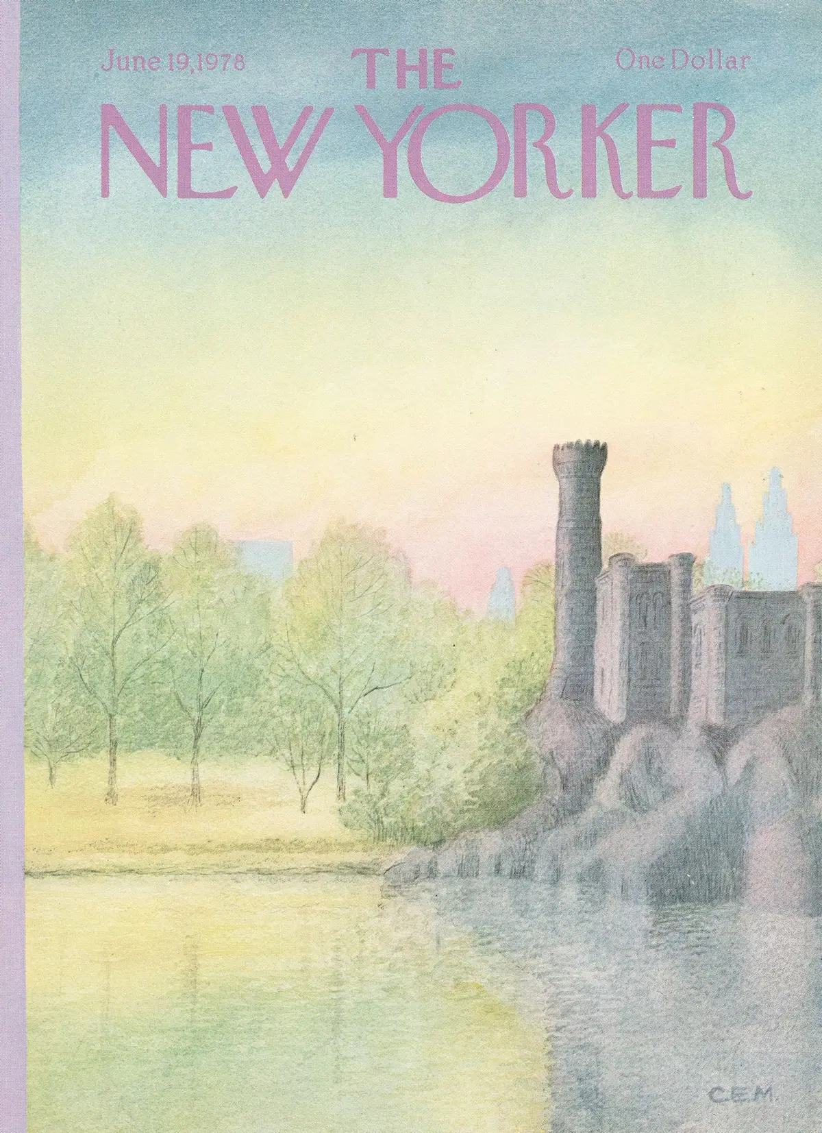 Обложка The New Yorker, 19 июня 1978, художник Чарльз Э. Мартин