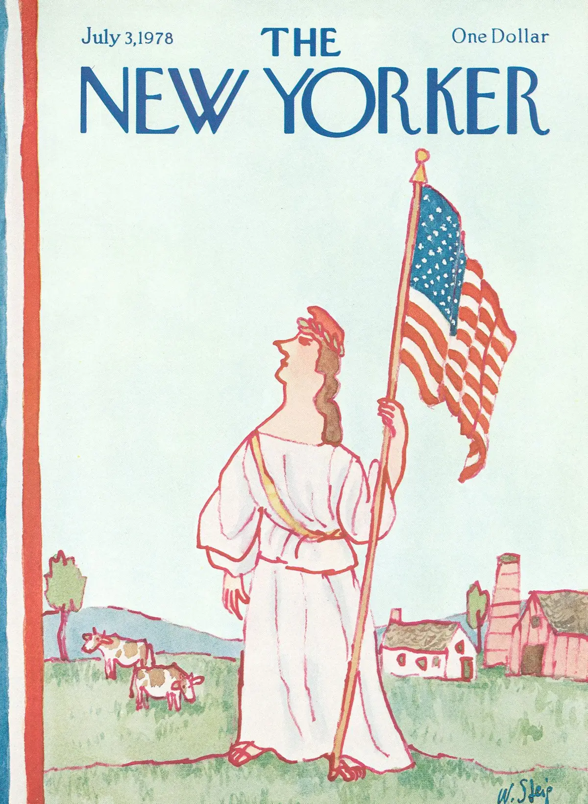 Обложка The New Yorker, 3 июля 1978, художник Уильям Стейг