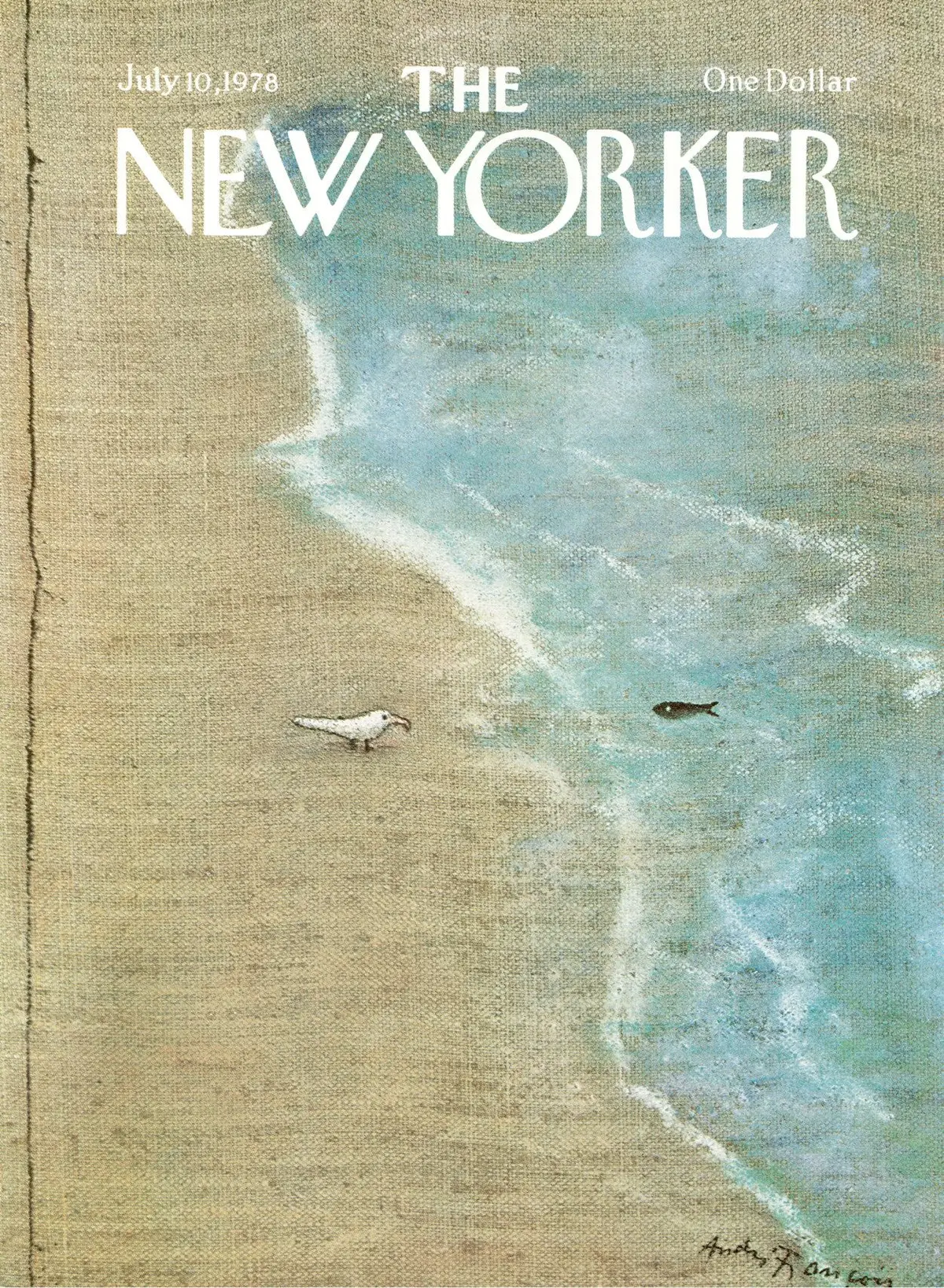 Обложка The New Yorker, 10 июля 1978, художник Андре Франсуа