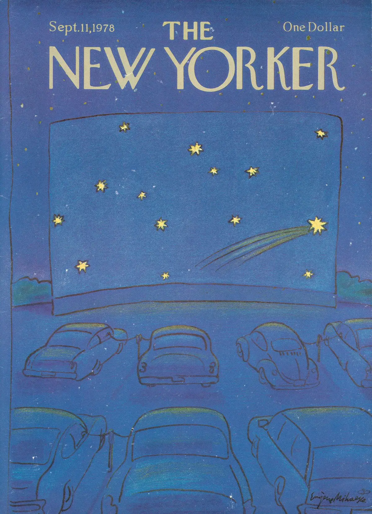 Обложка The New Yorker, 11 сентября 1978, художник Эжен Михаеско