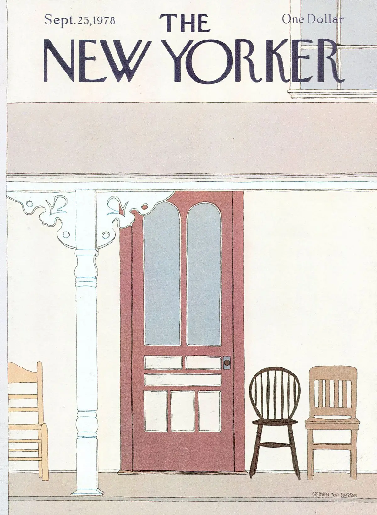 Обложка The New Yorker, 25 сентября 1978, художник Гретхен Доу Симпсон