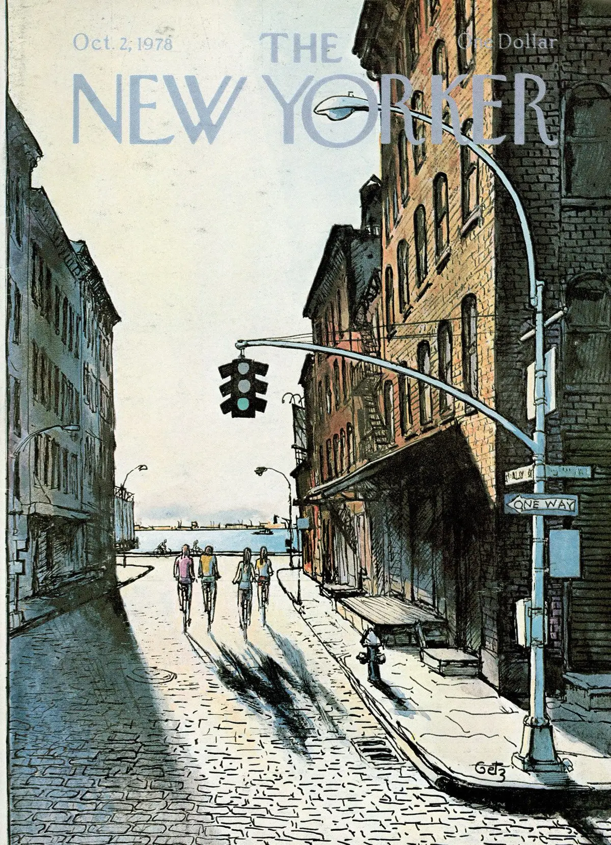 Обложка The New Yorker, 2 октября 1978, художник Артур Гетц