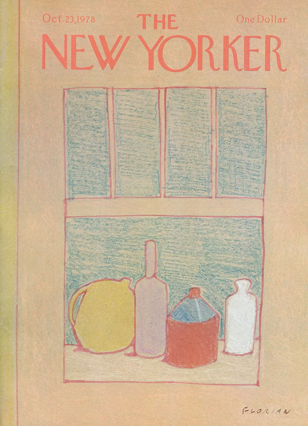 Обложка The New Yorker, 23 октября 1978, художник Дуглас Флориан