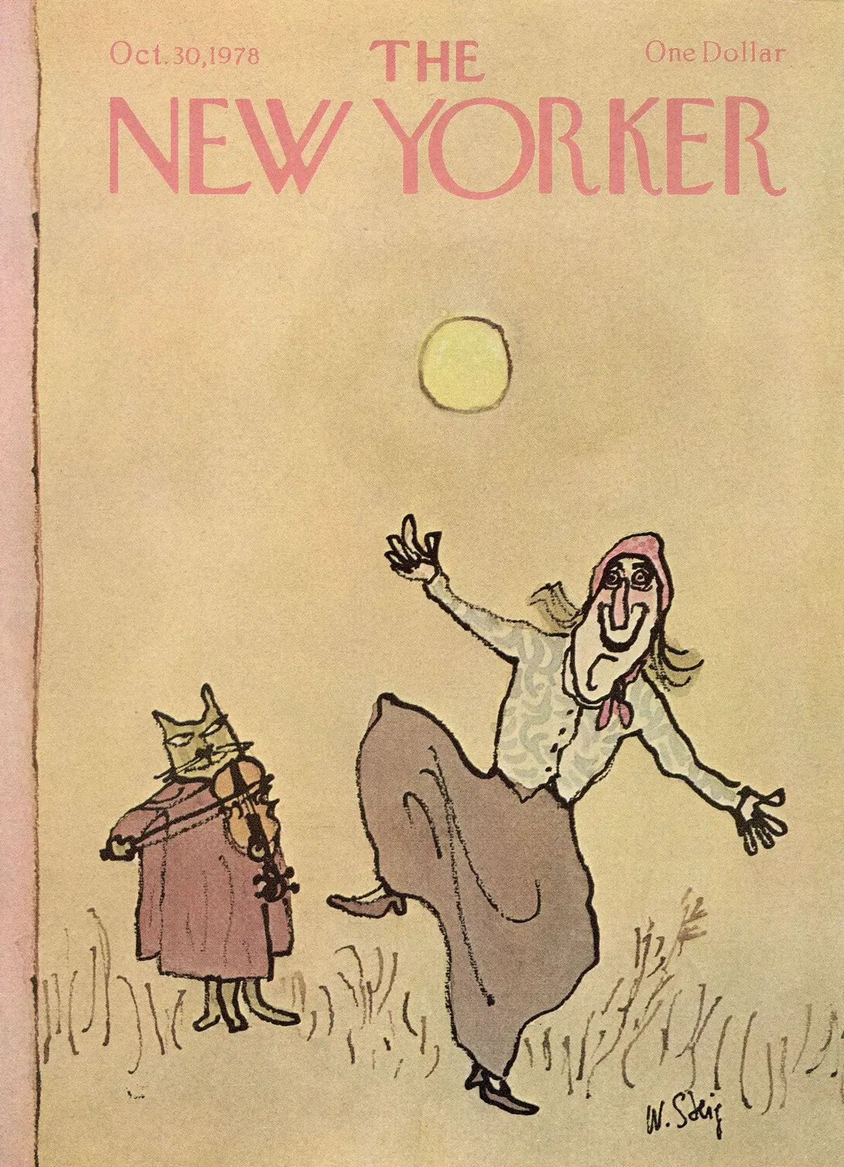 Обложка The New Yorker, 30 октября 1978, художник Уильям Стейг