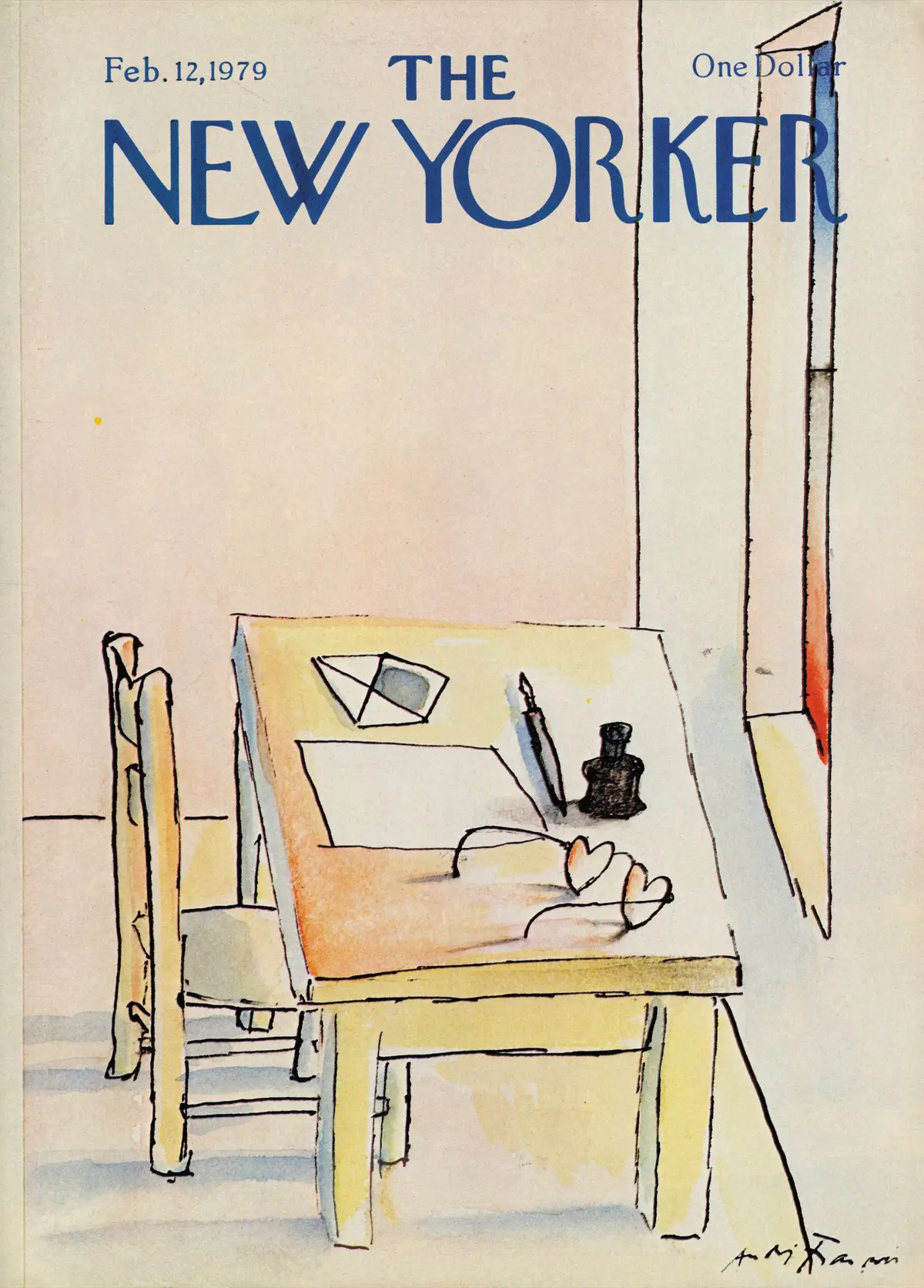Обложка The New Yorker, 12 февраля 1979, художник Андре Франсуа