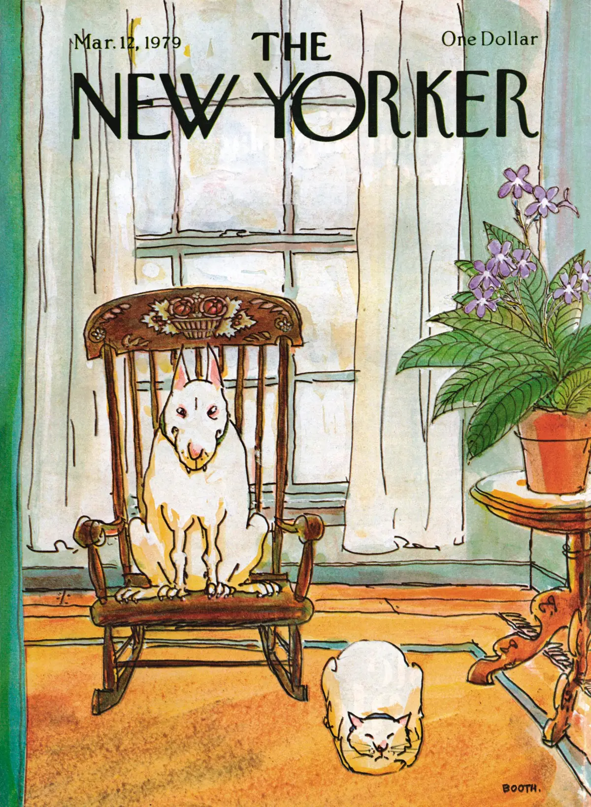 Обложка The New Yorker, 12 марта 1979, художник Джордж Бут