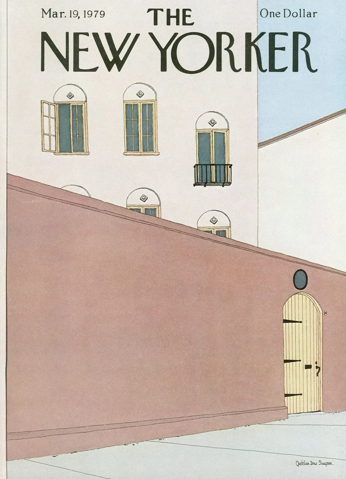 Обложка The New Yorker, 19 марта 1979, художник Гретхен Доу Симпсон