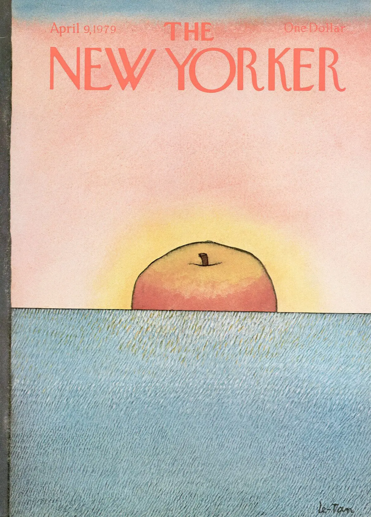 Обложка The New Yorker, 9 апреля 1979, художник Пьер Ле-Тан