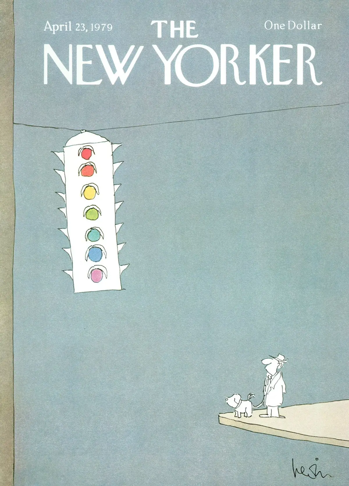 Обложка The New Yorker, 23 апреля 1979, художник Арни Левин