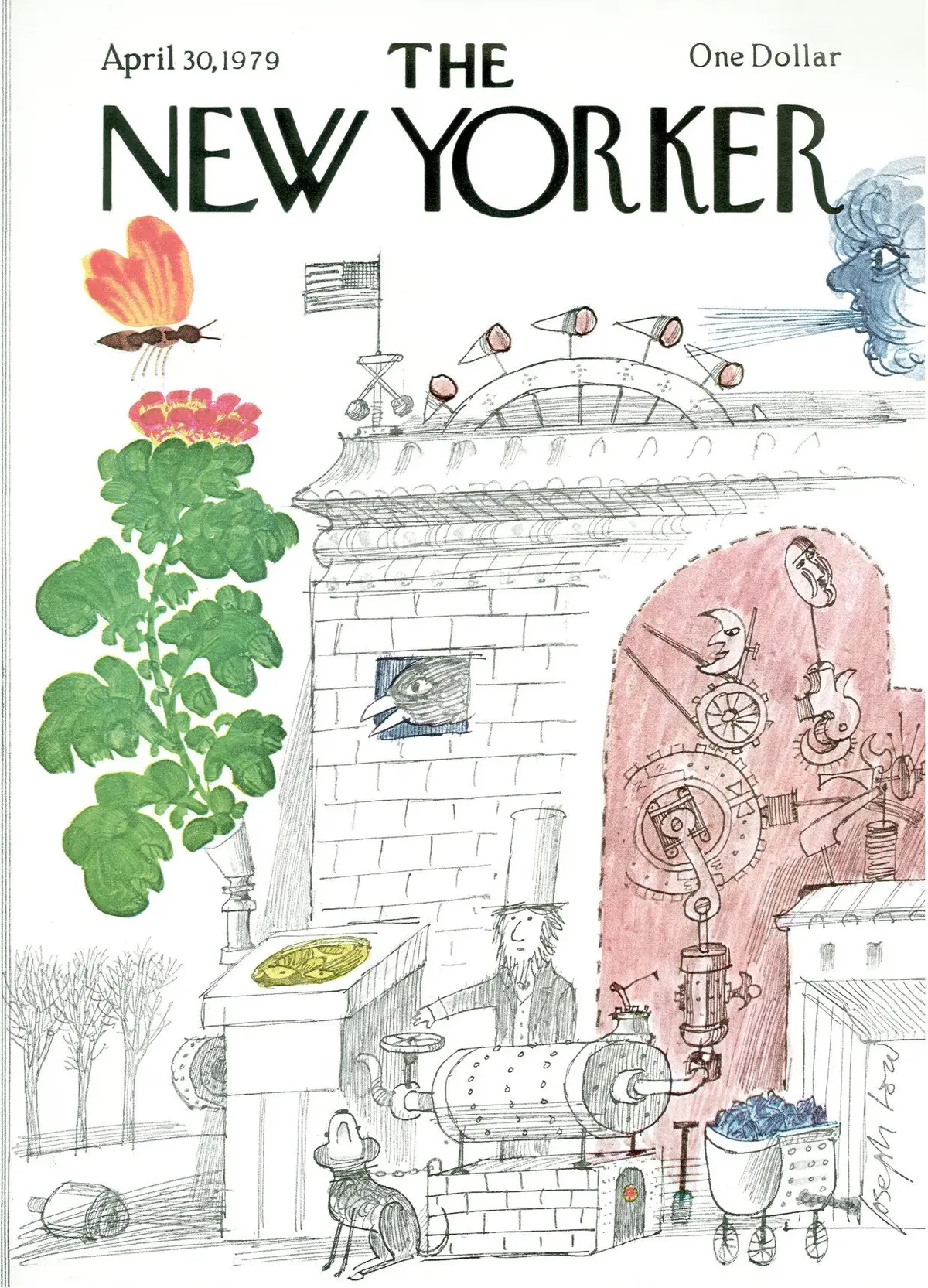 Обложка The New Yorker, 30 апреля 1979, художник Джозеф Лоу