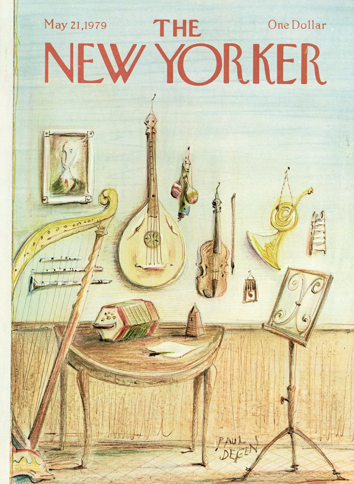 Обложка The New Yorker, 21 мая 1979, художник Пол Деген