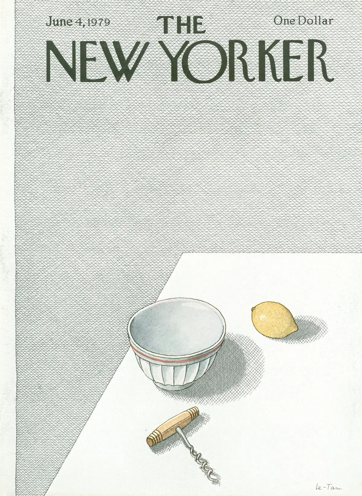 Обложка The New Yorker, 4 июня 1979, художник Пьер Ле-Тан