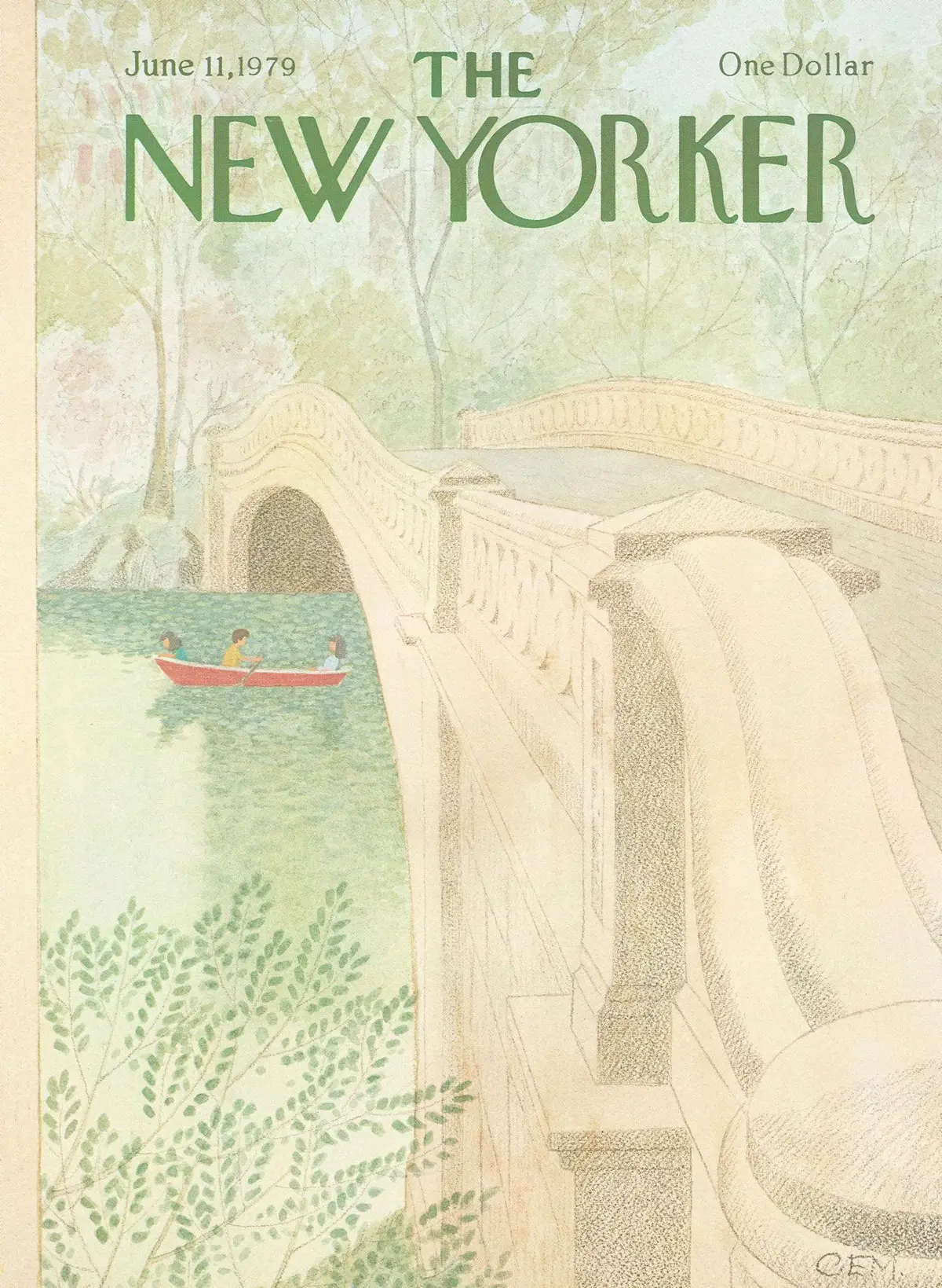 Обложка The New Yorker, 11 июня 1979, художник Чарльз Э. Мартин