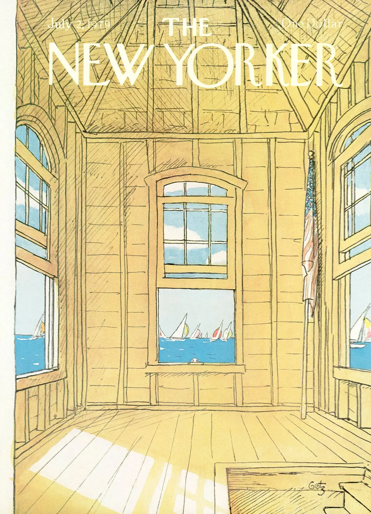 Обложка The New Yorker, 2 июля 1979, художник Артур Гетц