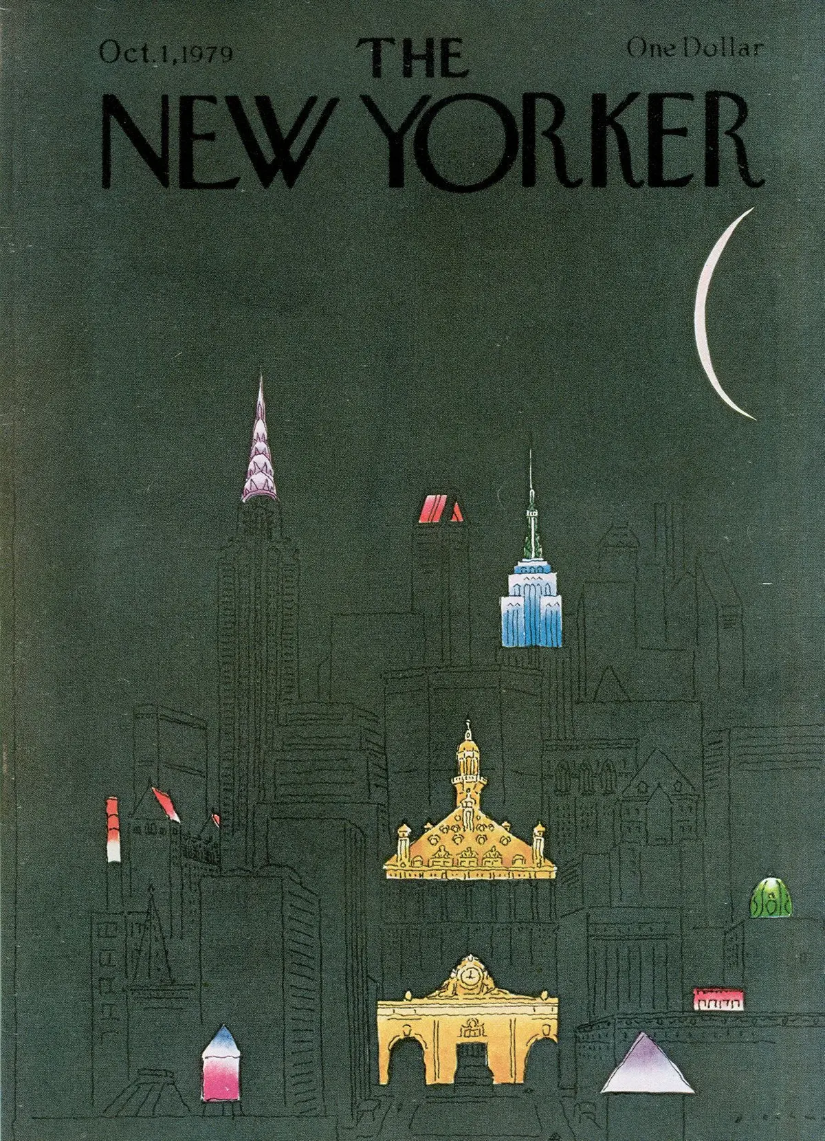 Обложка The New Yorker, 1 октября 1979, художник Р. О. Блекман