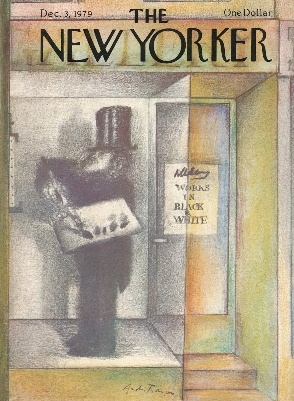 Обложка The New Yorker, 3 декабря 1979, художник Андре Франсуа
