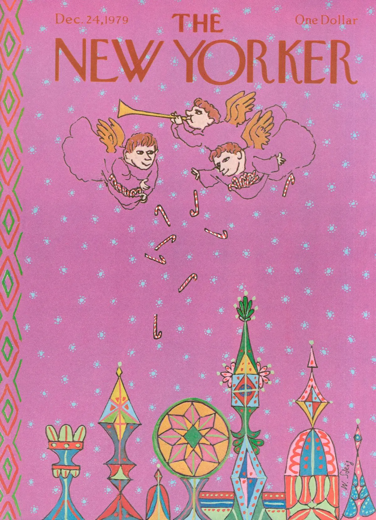 Обложка The New Yorker, 24 декабря 1979, художник Уильям Стейг
