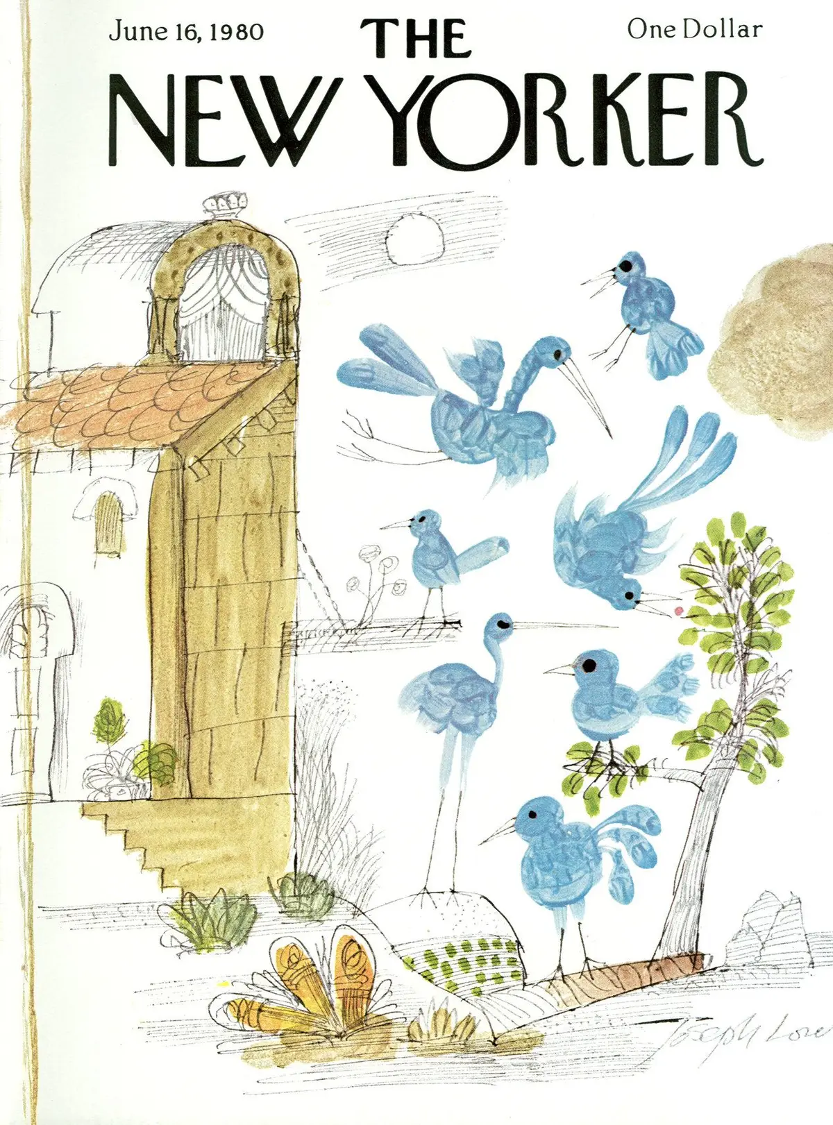 Обложка The New Yorker, 16 июня 1980, художник Джозеф Лоу