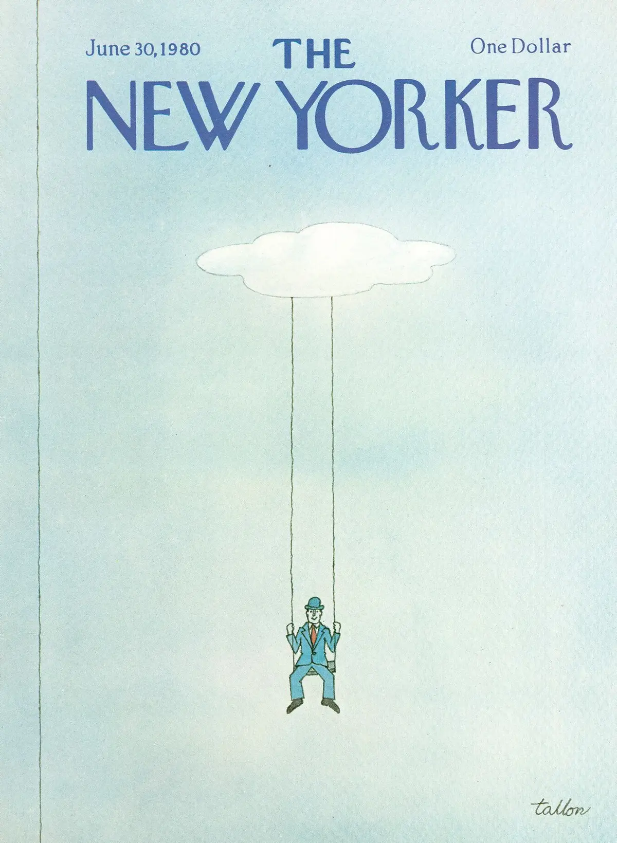 Обложка The New Yorker, 30 июня 1980, художник Роберт Таллон