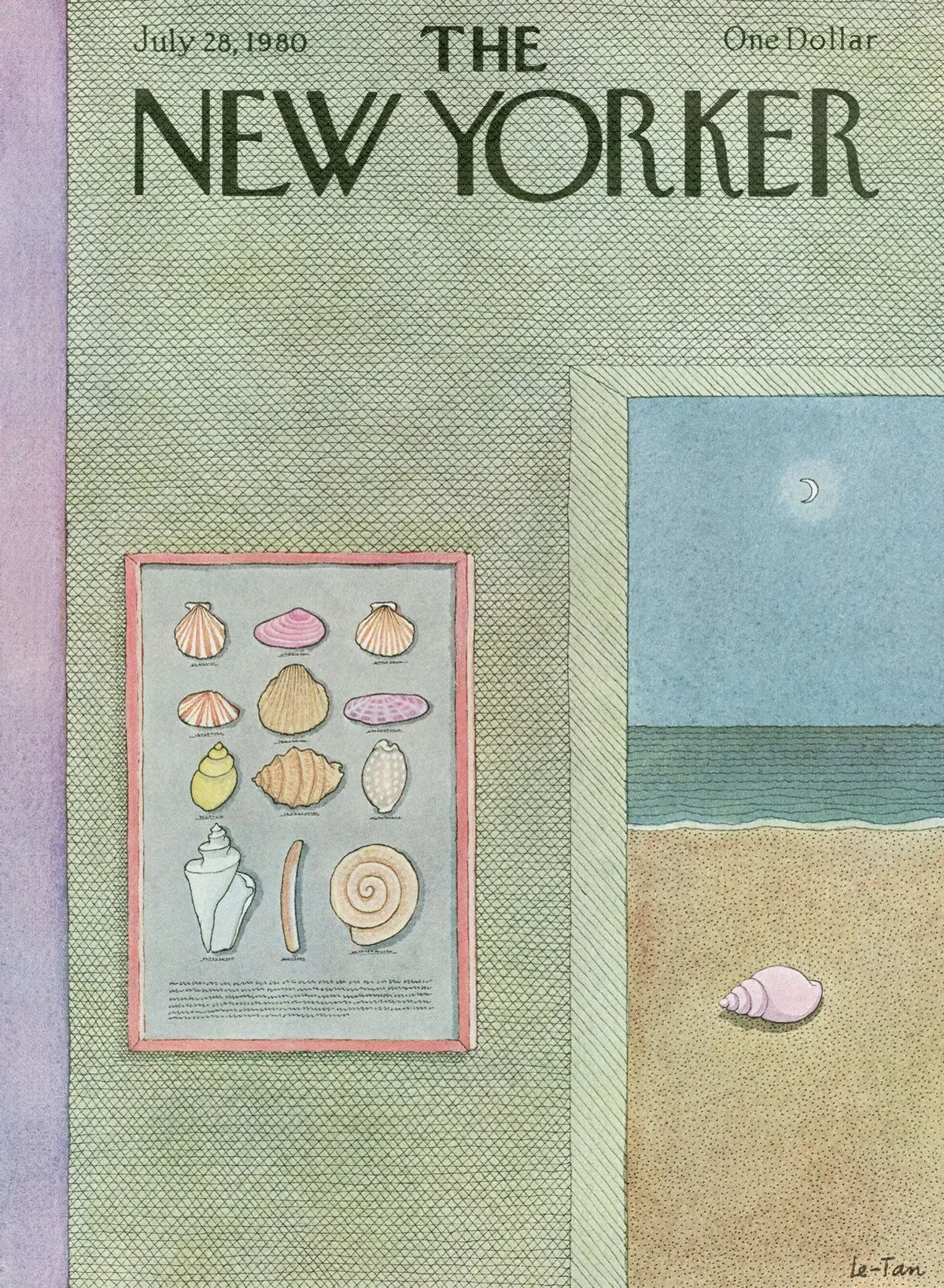 Обложка The New Yorker, 28 июля 1980, художник Пьер Ле-Тан