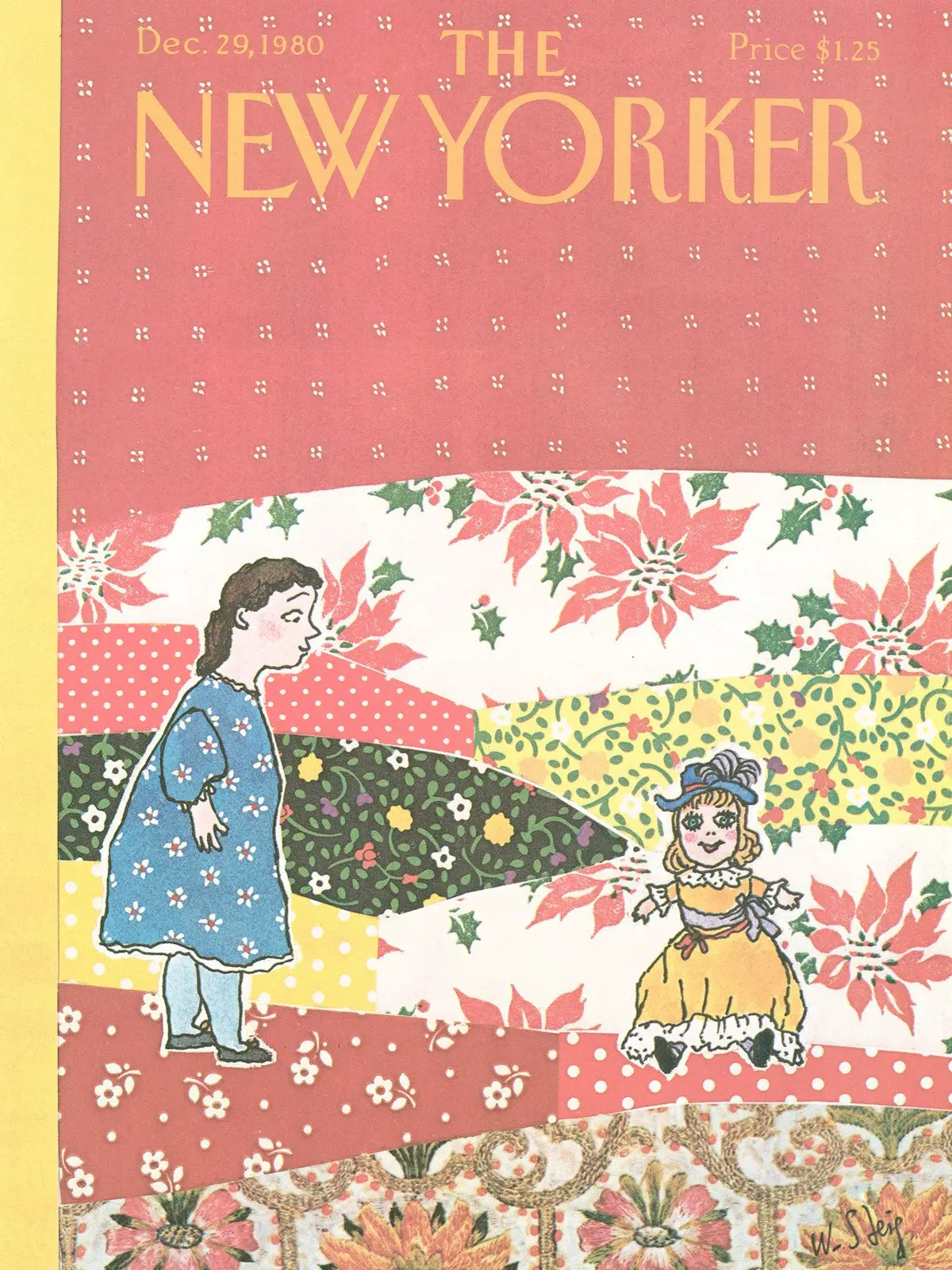 Обложка The New Yorker, 29 декабря 1980, художник Уильям Стейг