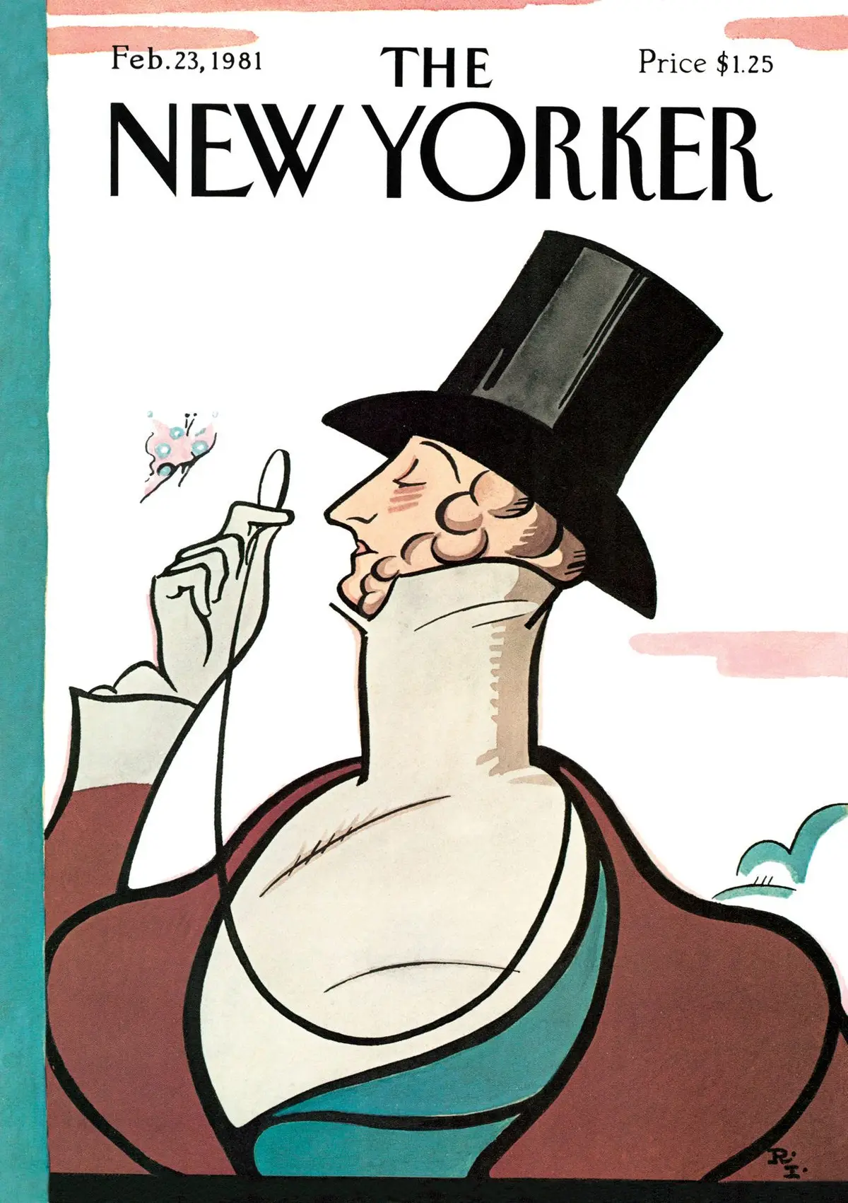 Обложка The New Yorker, 23 февраля 1981, художник Реа Ирвин