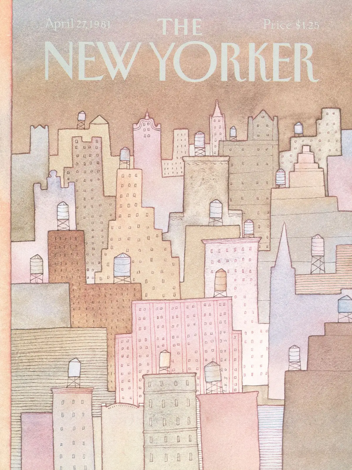 Обложка The New Yorker, 27 апреля 1981, художник Лонни Сью Джонсон