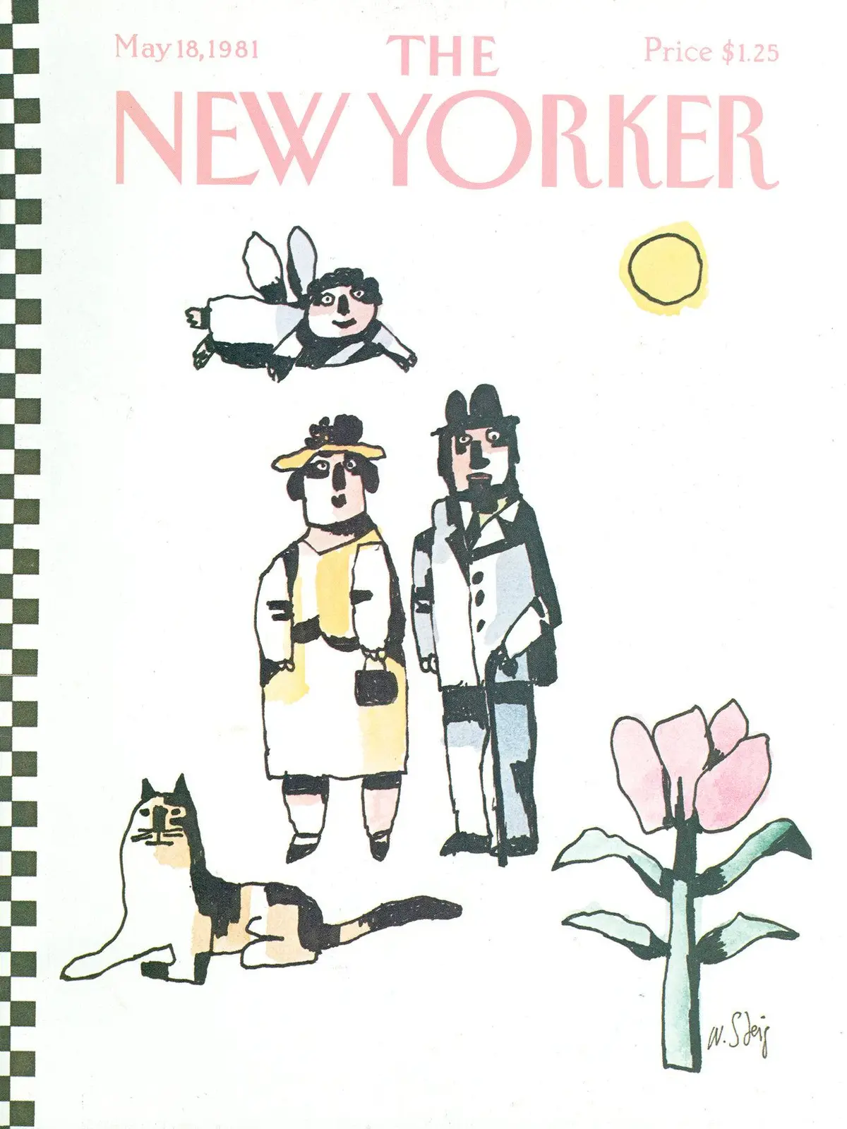 Обложка The New Yorker, 18 мая 1981, художник Уильям Стейг