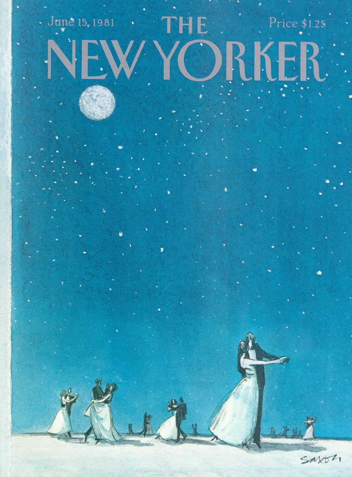 Обложка The New Yorker, 15 июня 1981, художник Чарльз Саксон