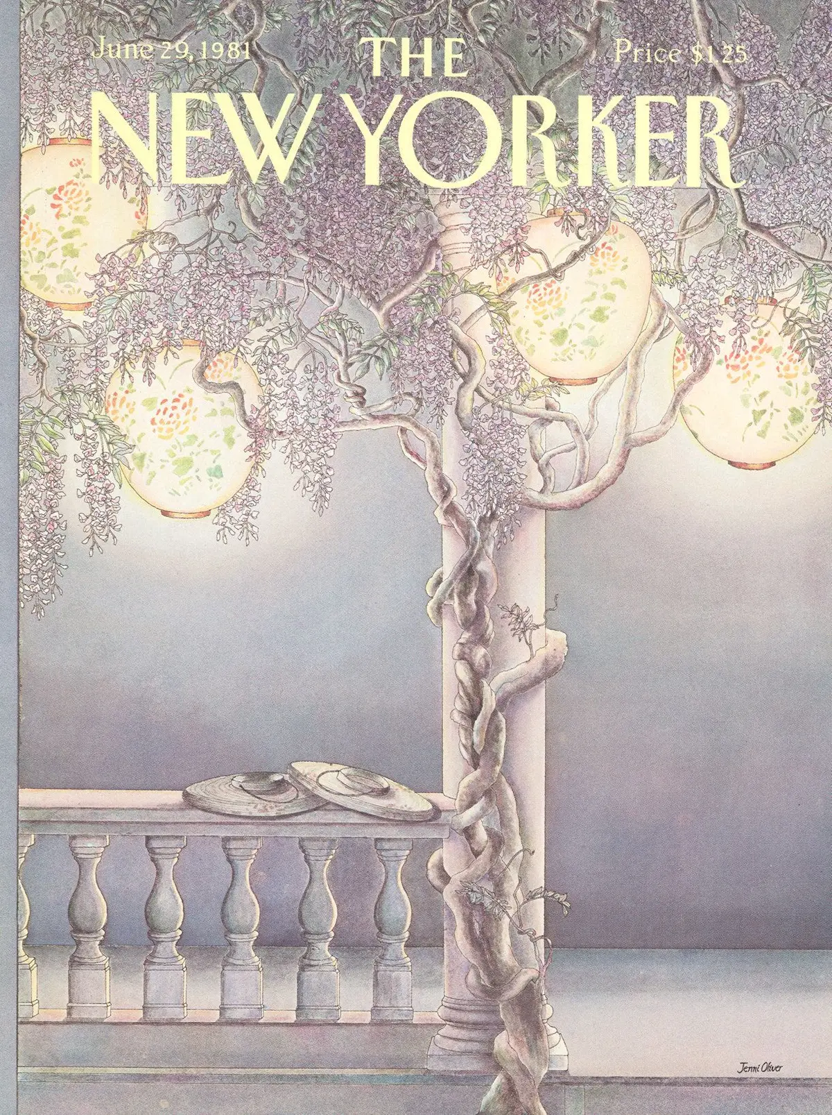 Обложка The New Yorker, 29 июня 1981, художник Дженни Оливер