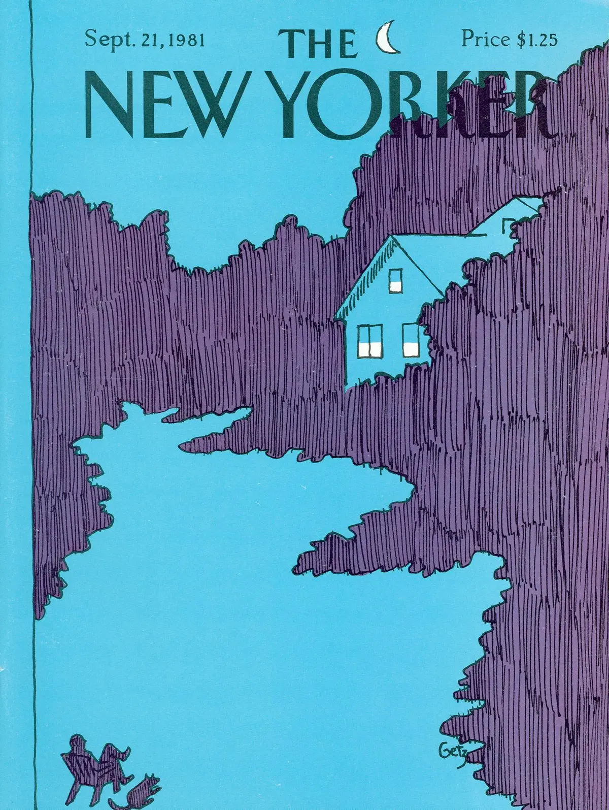 Обложка The New Yorker, 21 сентября 1981, художник Артур Гетц