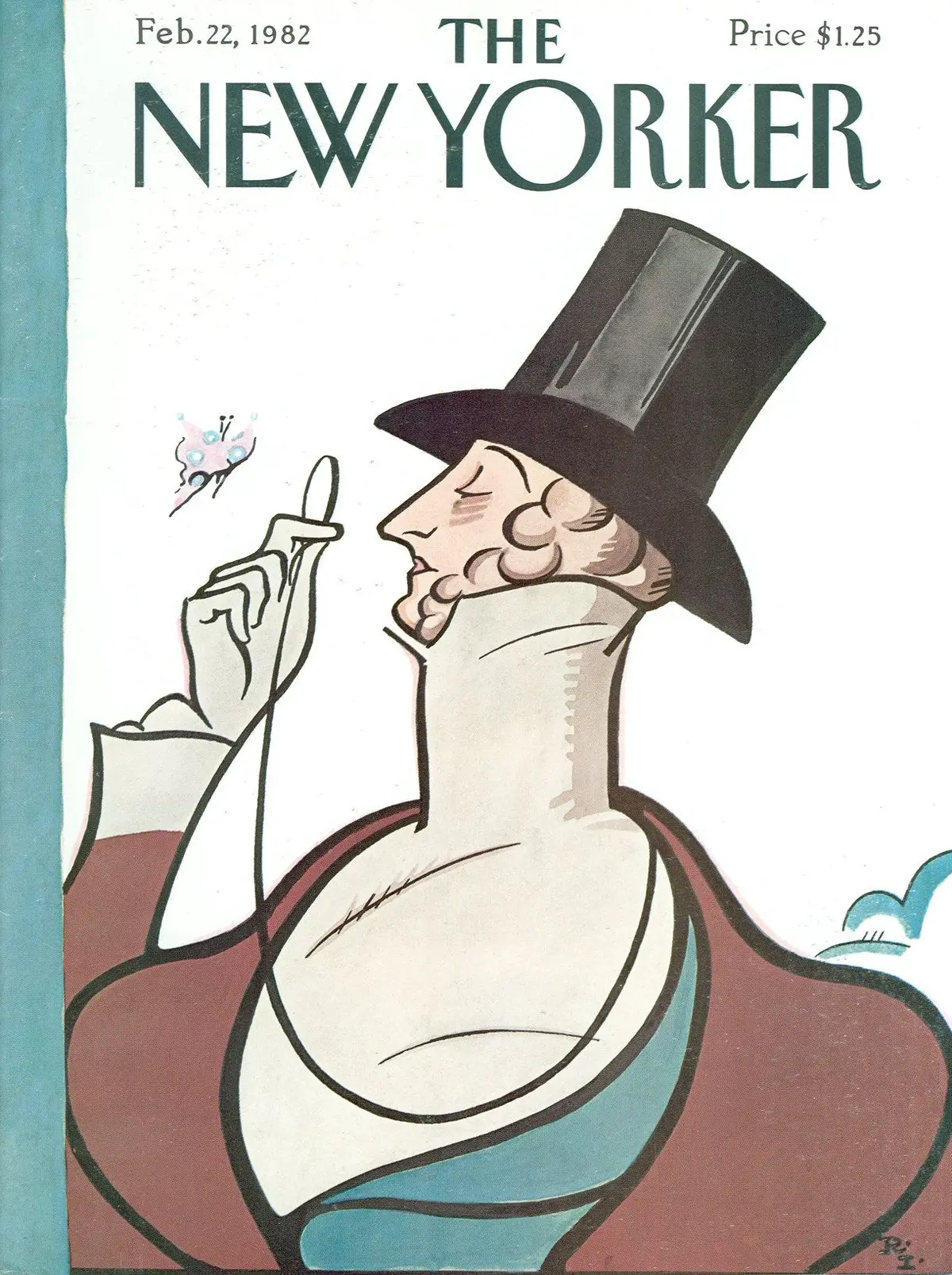 Обложка The New Yorker, 22 февраля 1982, художник Реа Ирвин
