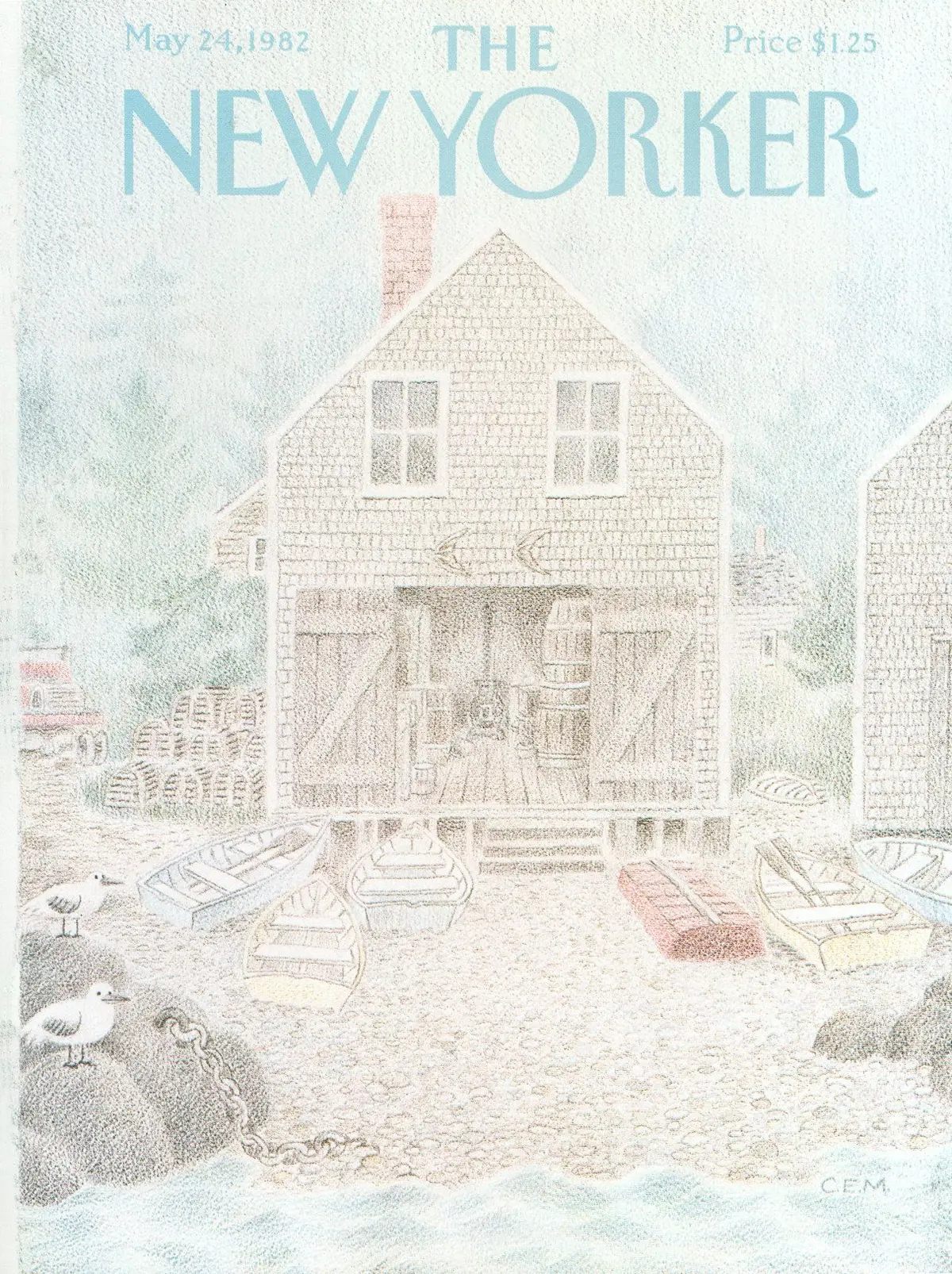 Обложка The New Yorker, 24 мая 1982, художник Чарльз Э. Мартин