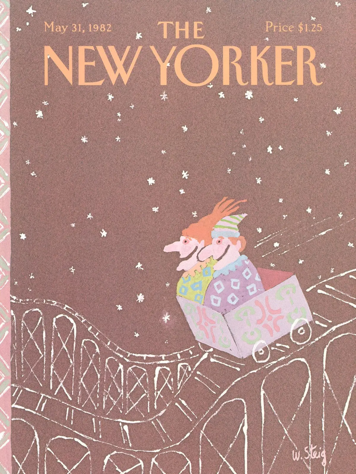 Обложка The New Yorker, 31 мая 1982, художник Уильям Стейг