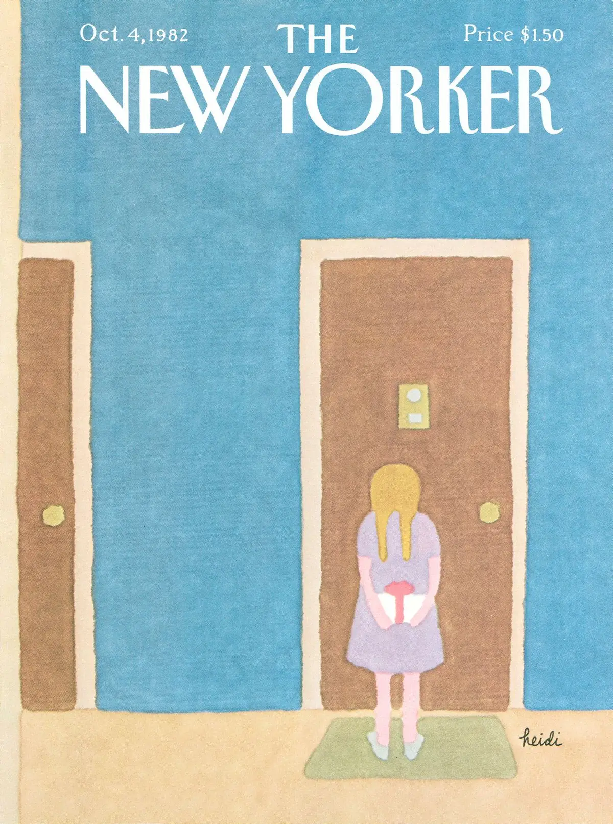 Обложка The New Yorker, 4 октября 1982, художник Хайди Гённель