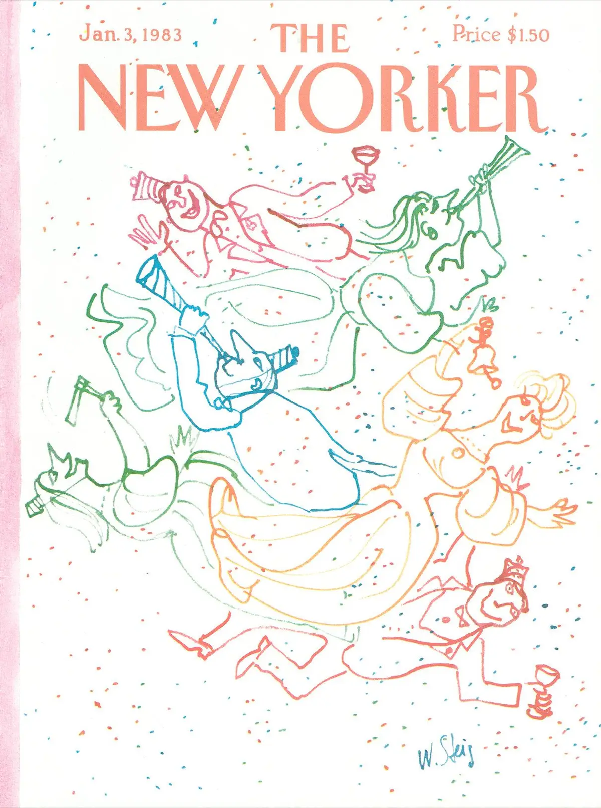 Обложка The New Yorker, 3 января 1983, художник Уильям Стейг