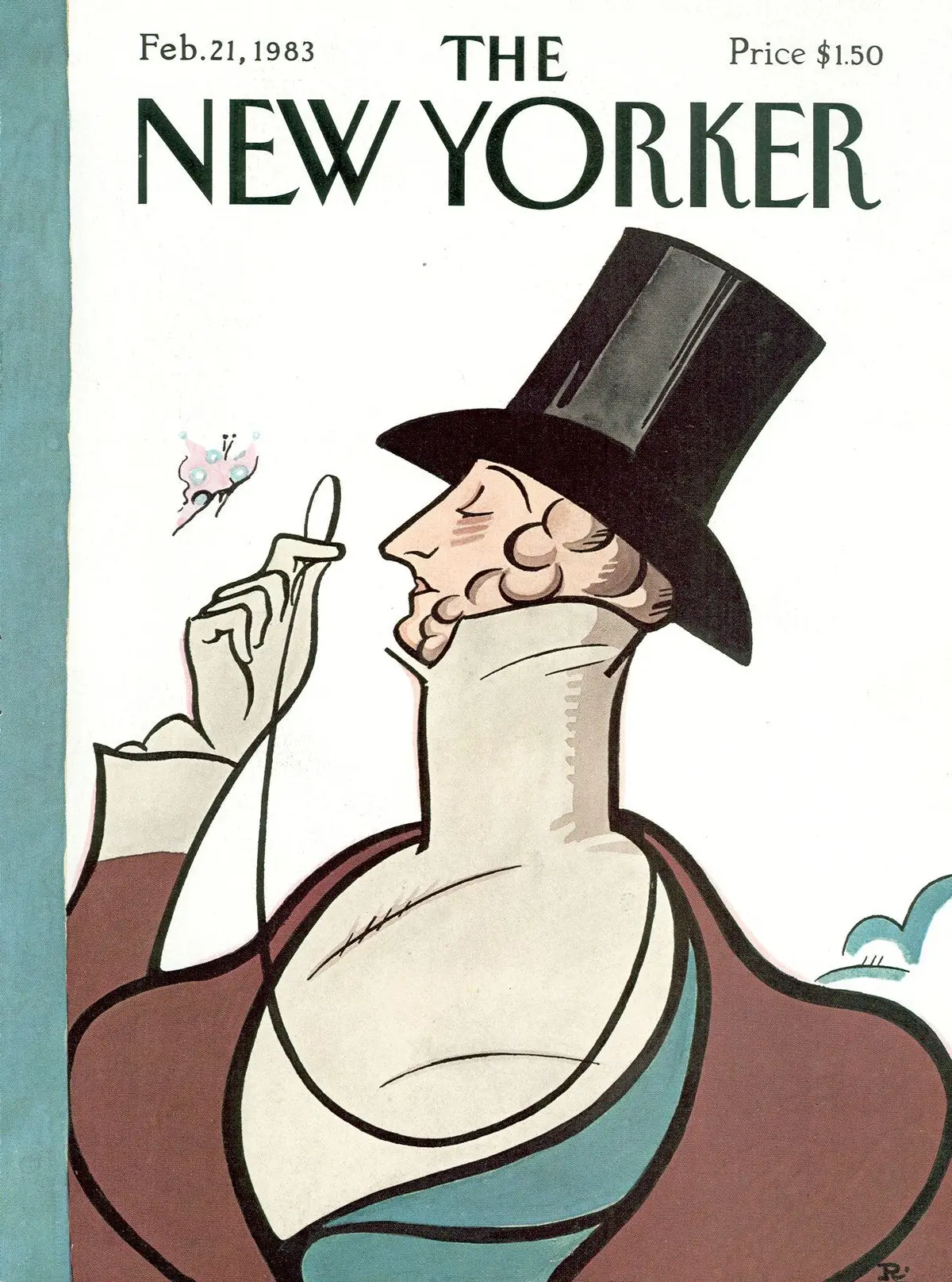 Обложка The New Yorker, 21 февраля 1983, художник Реа Ирвин