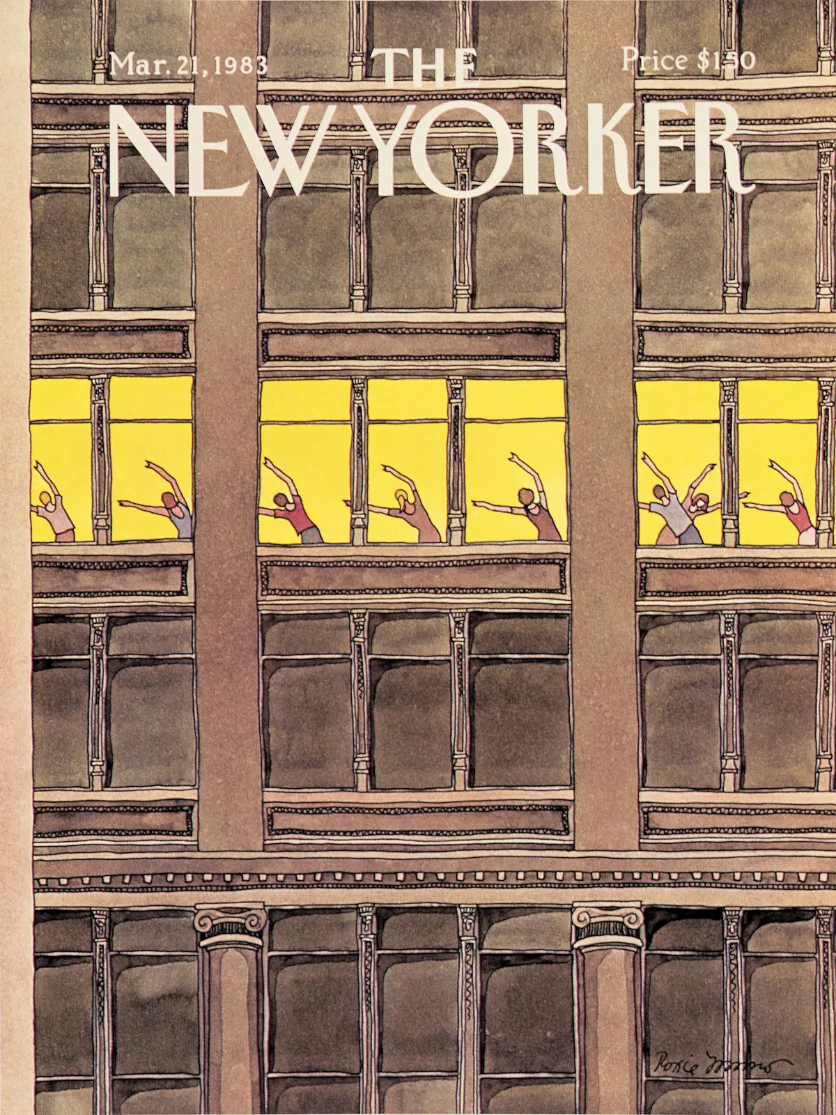 Обложка The New Yorker, 21 марта 1983, художник Рокси Манро