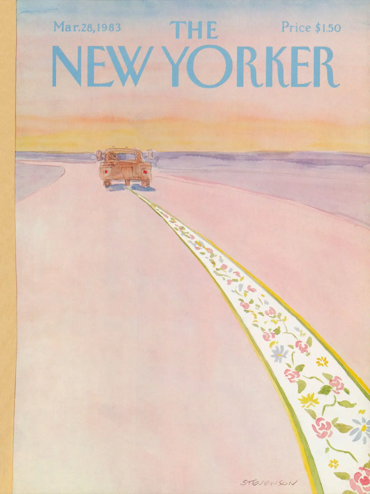 Обложка The New Yorker, 28 марта 1983, художник Джеймс Стивенсон