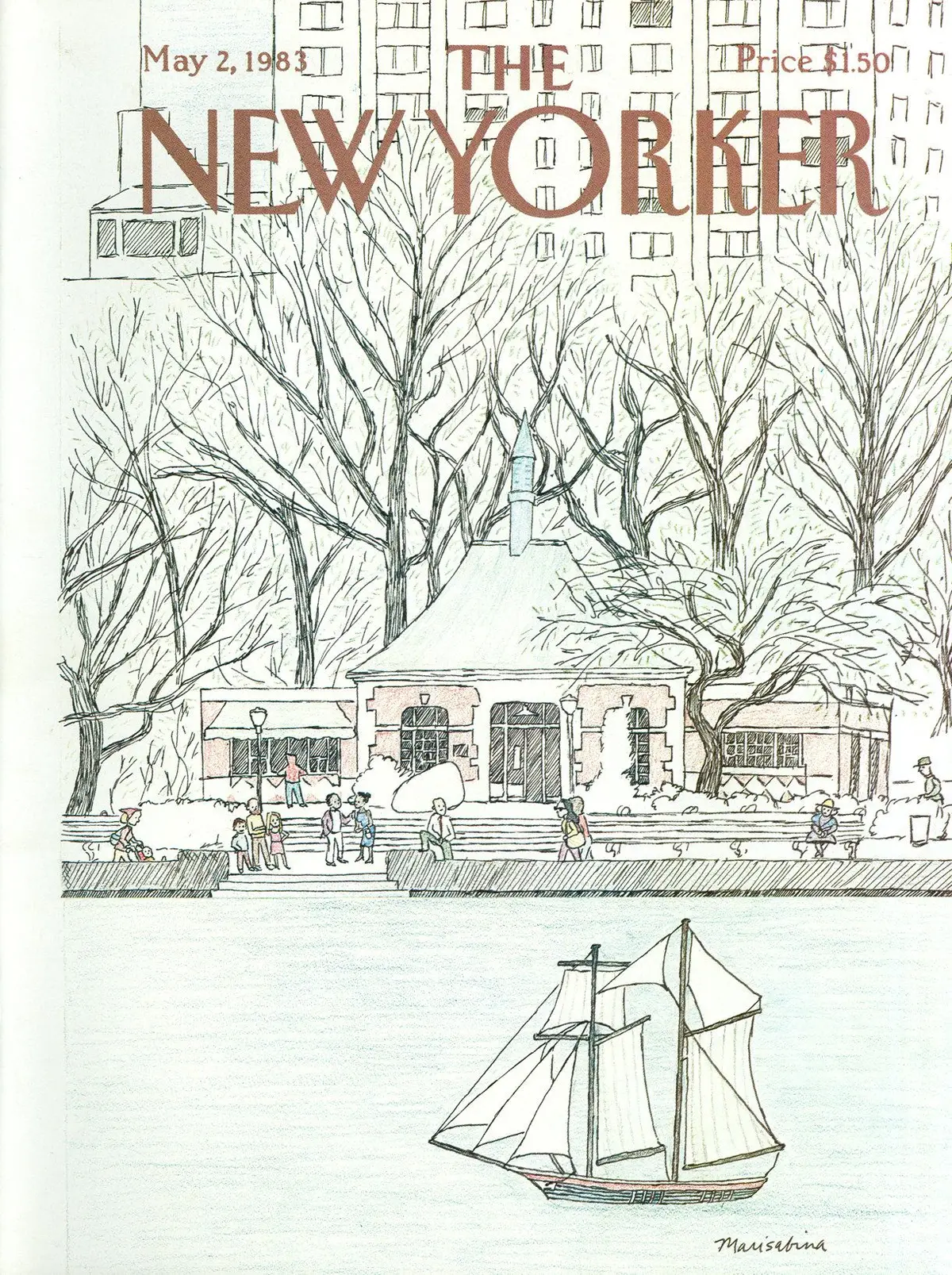 Обложка The New Yorker, 2 мая 1983, художник Марисабина Руссо