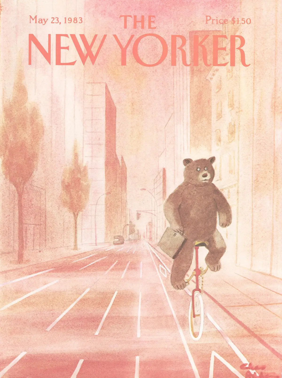 Обложка The New Yorker, 23 мая 1983, художник Чарльз Аддамс