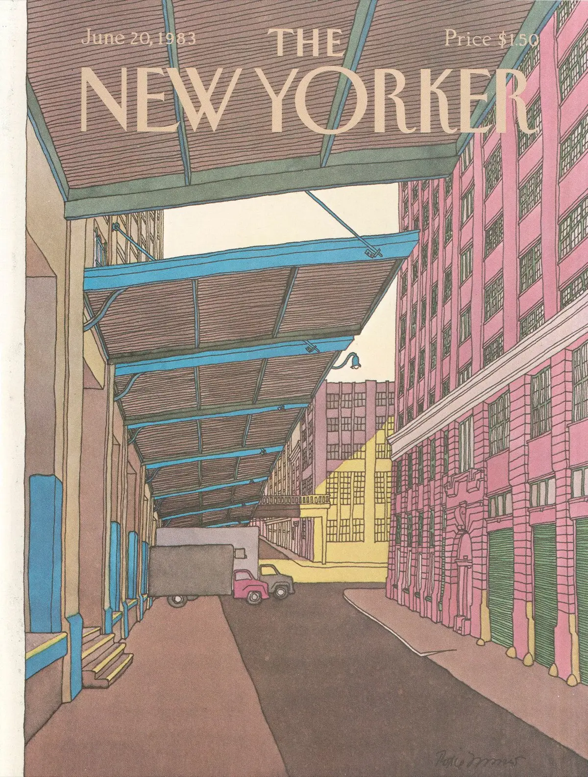 Обложка The New Yorker, 20 июня 1983, художник Рокси Манро