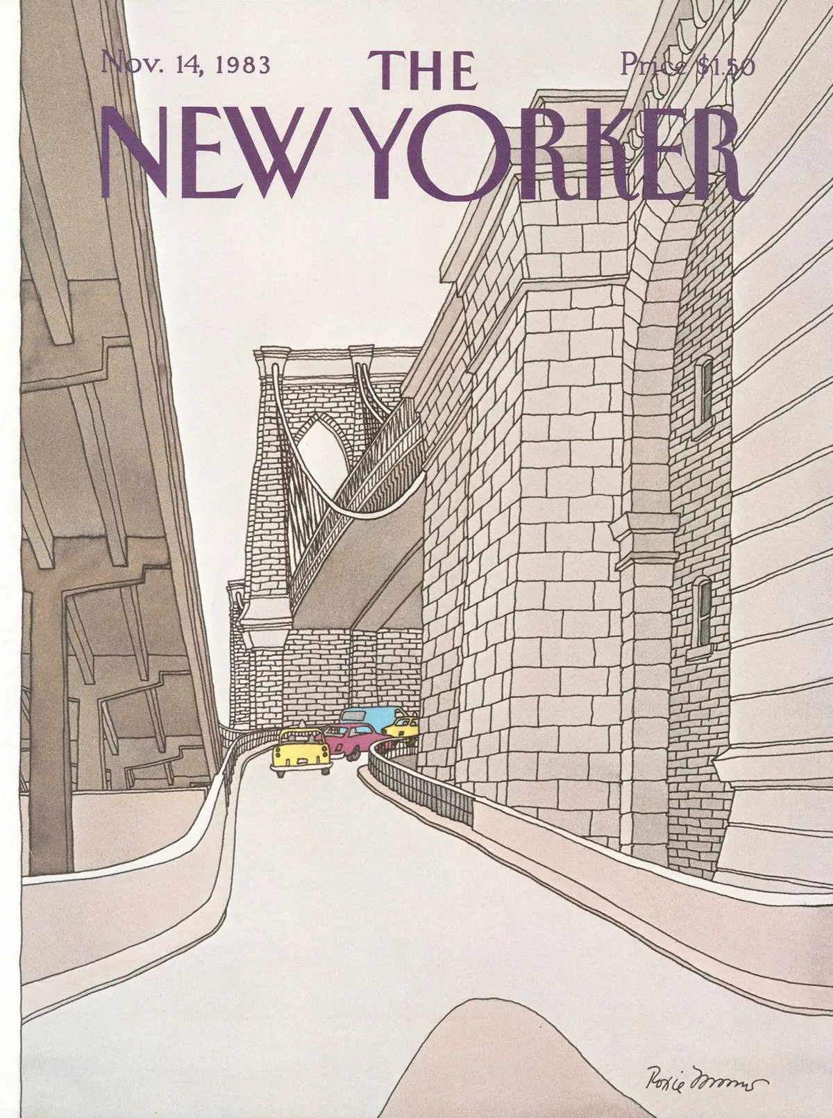 Обложка The New Yorker, 14 ноября 1983, художник Рокси Манро