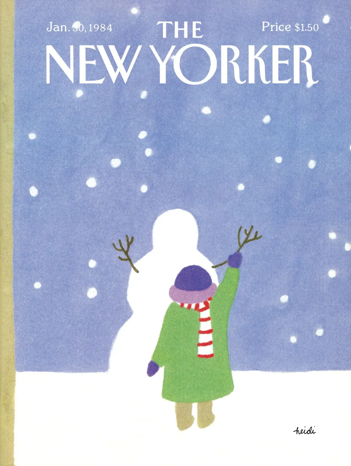 Обложка The New Yorker, 30 января 1984, художник Хайди Гённель