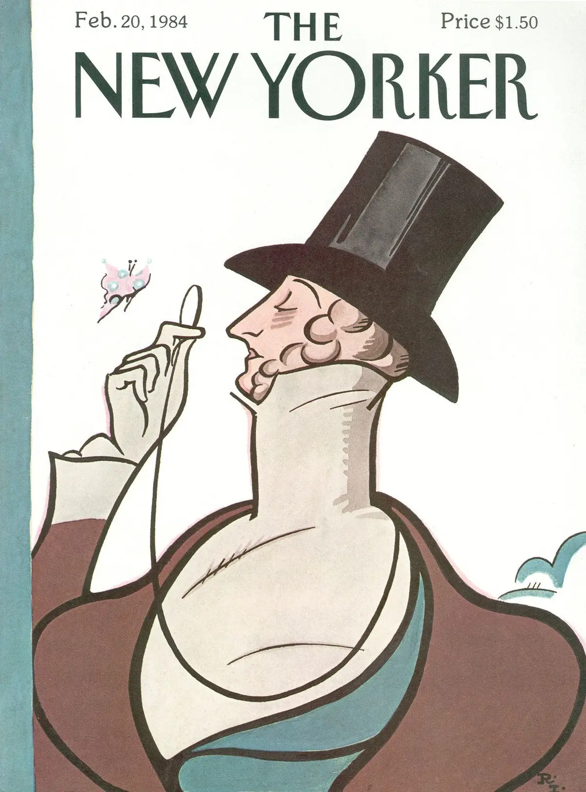 Обложка The New Yorker, 20 февраля 1984, художник Реа Ирвин