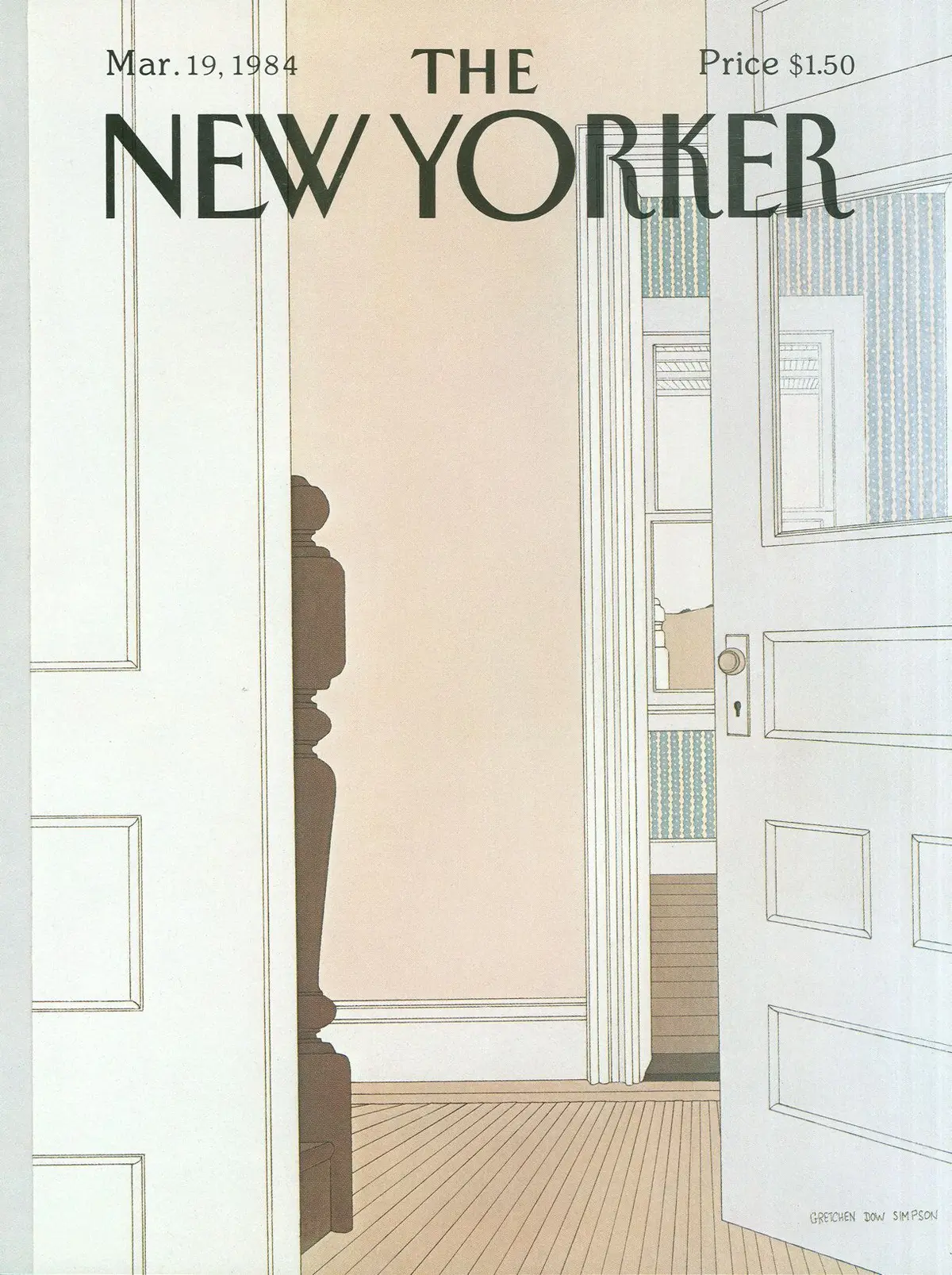 Обложка The New Yorker, 19 марта 1984, художник Гретхен Доу Симпсон