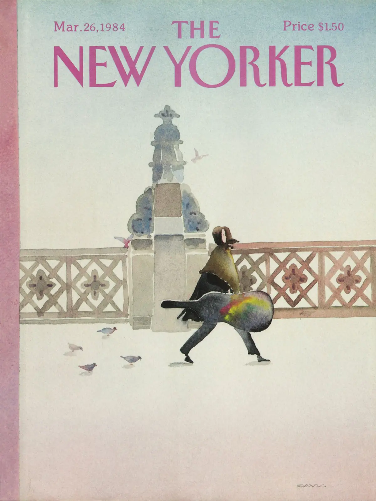 Обложка The New Yorker, 26 марта 1984, художник Сьюзен Дэвис