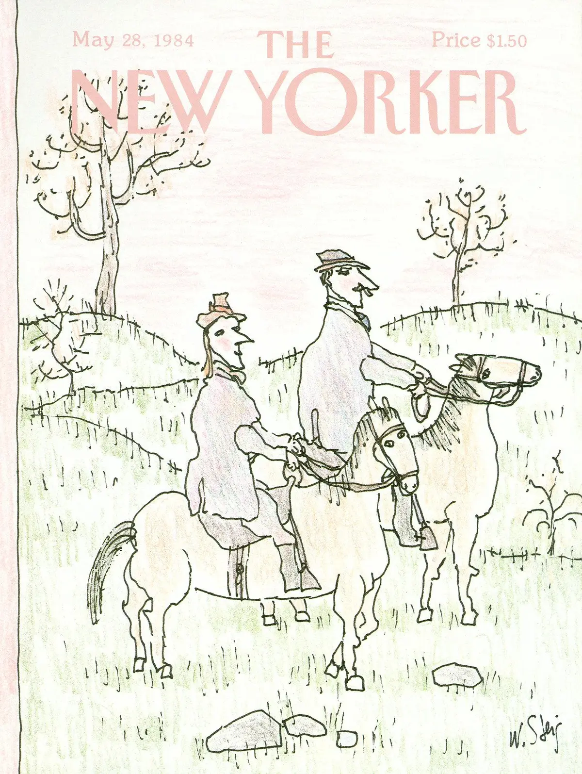 Обложка The New Yorker, 28 мая 1984, художник Уильям Стейг