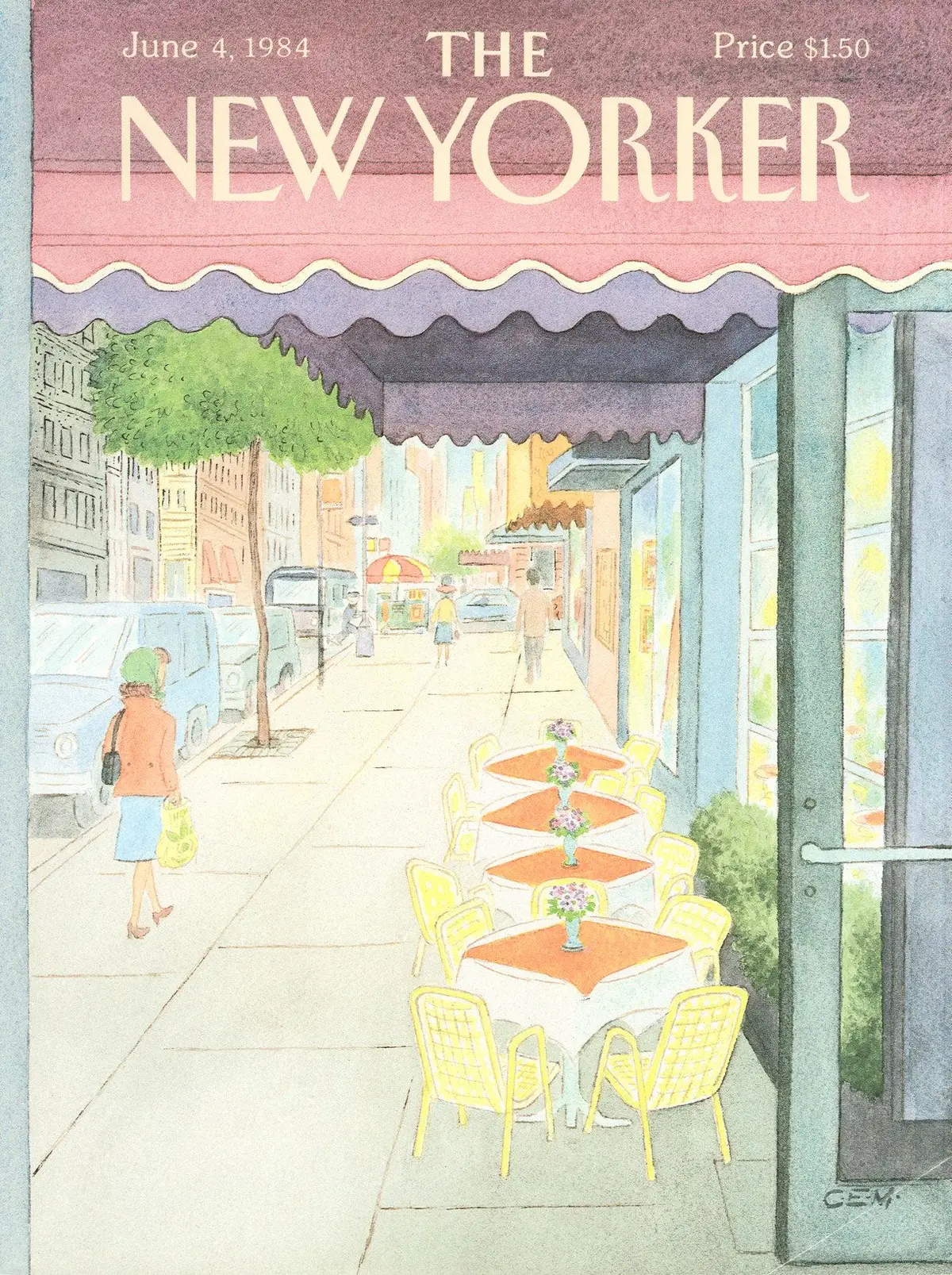 Обложка The New Yorker, 4 июня 1984, художник Чарльз Э. Мартин
