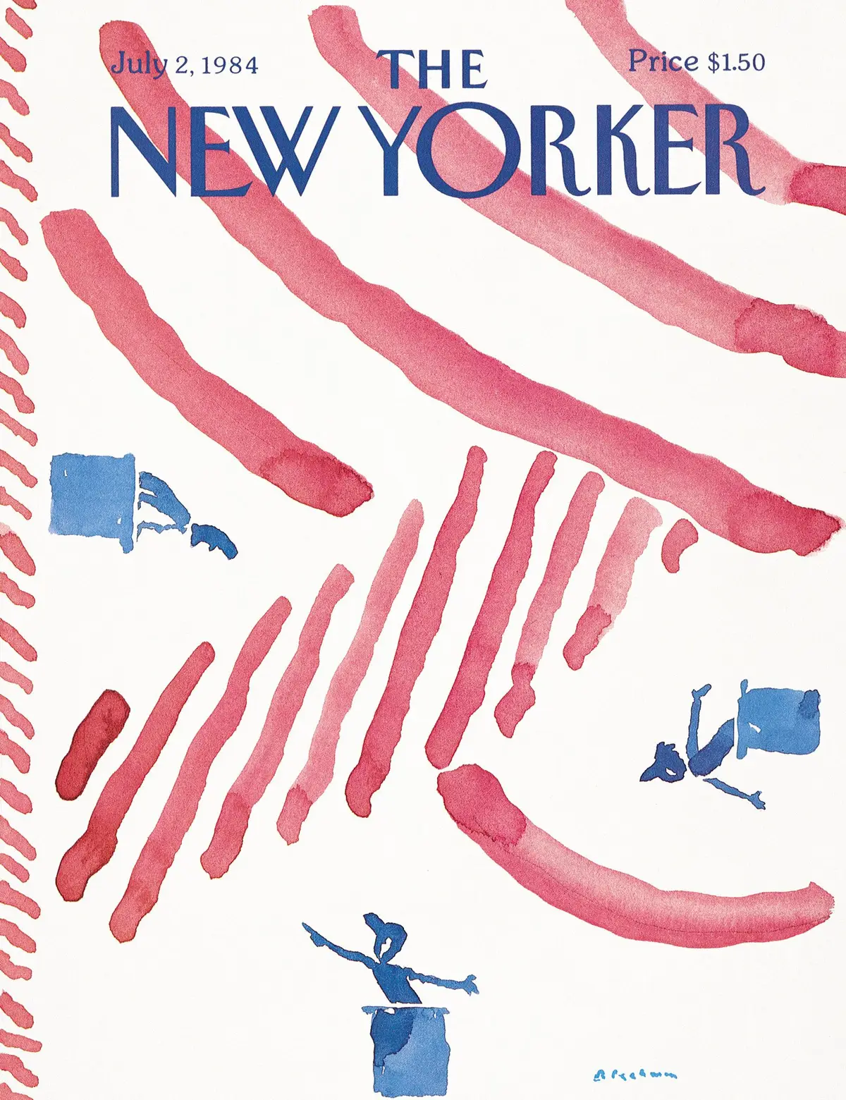 Обложка The New Yorker, 2 июля 1984, художник Р. О. Блекман